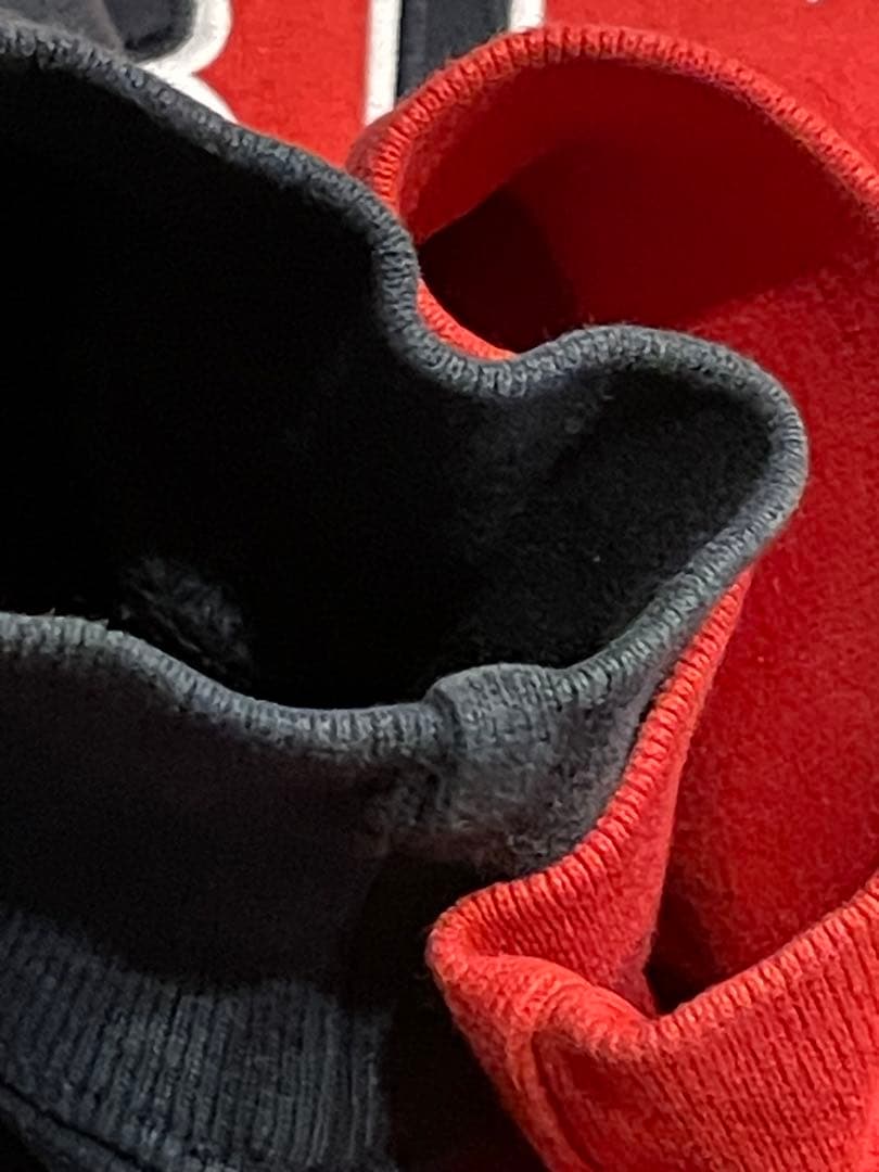 on-black #23 シュプリーム☆センター刺繍　バイカラー L