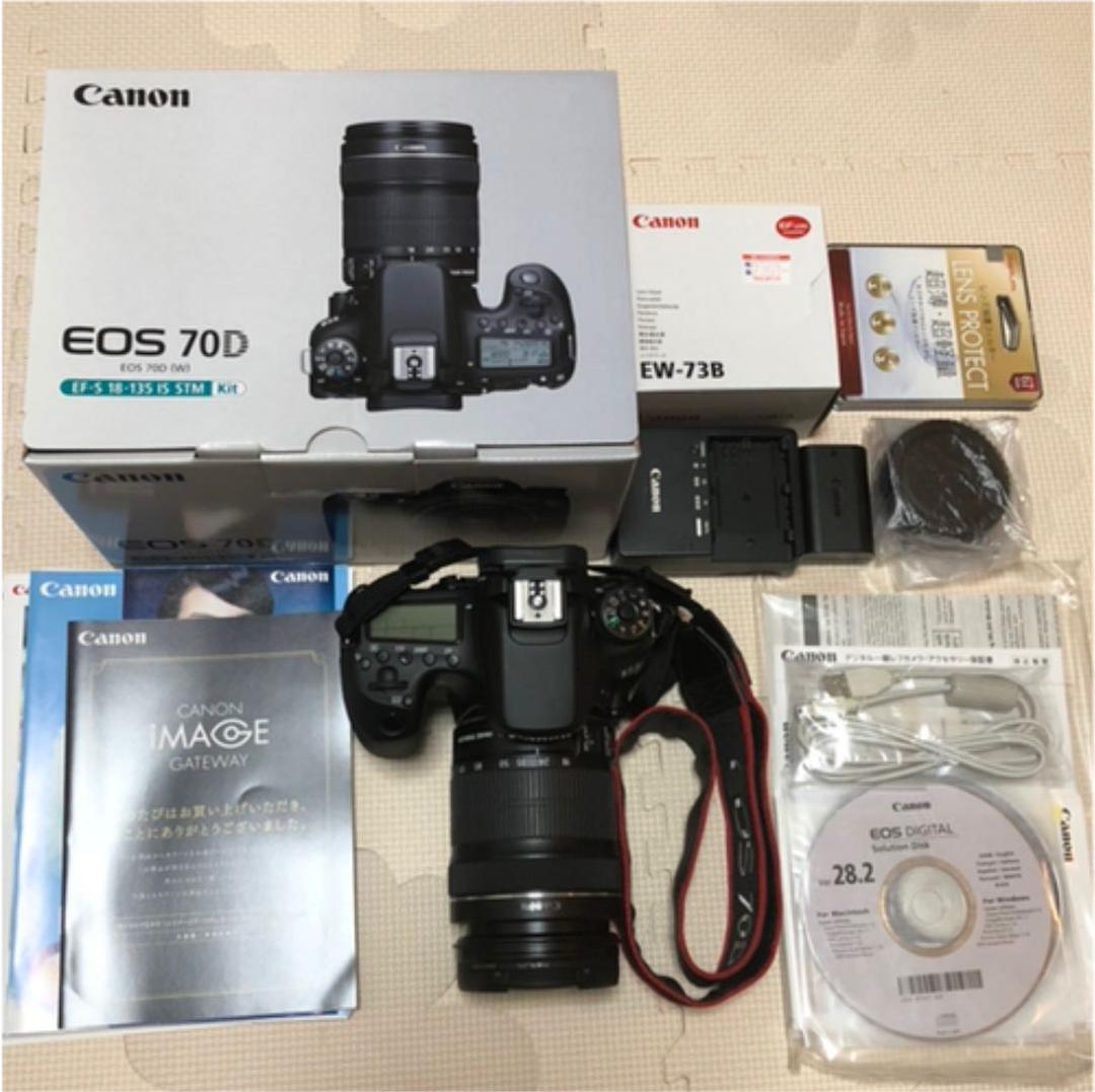 Canon EOS 70D(W) EF-S18-135 IS STM 一式