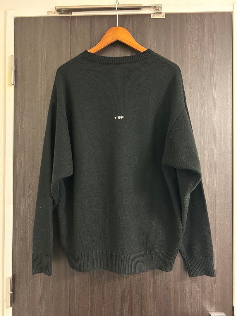 WTAPS VIBES ニット セーター ブラック 212MADT-KNM02