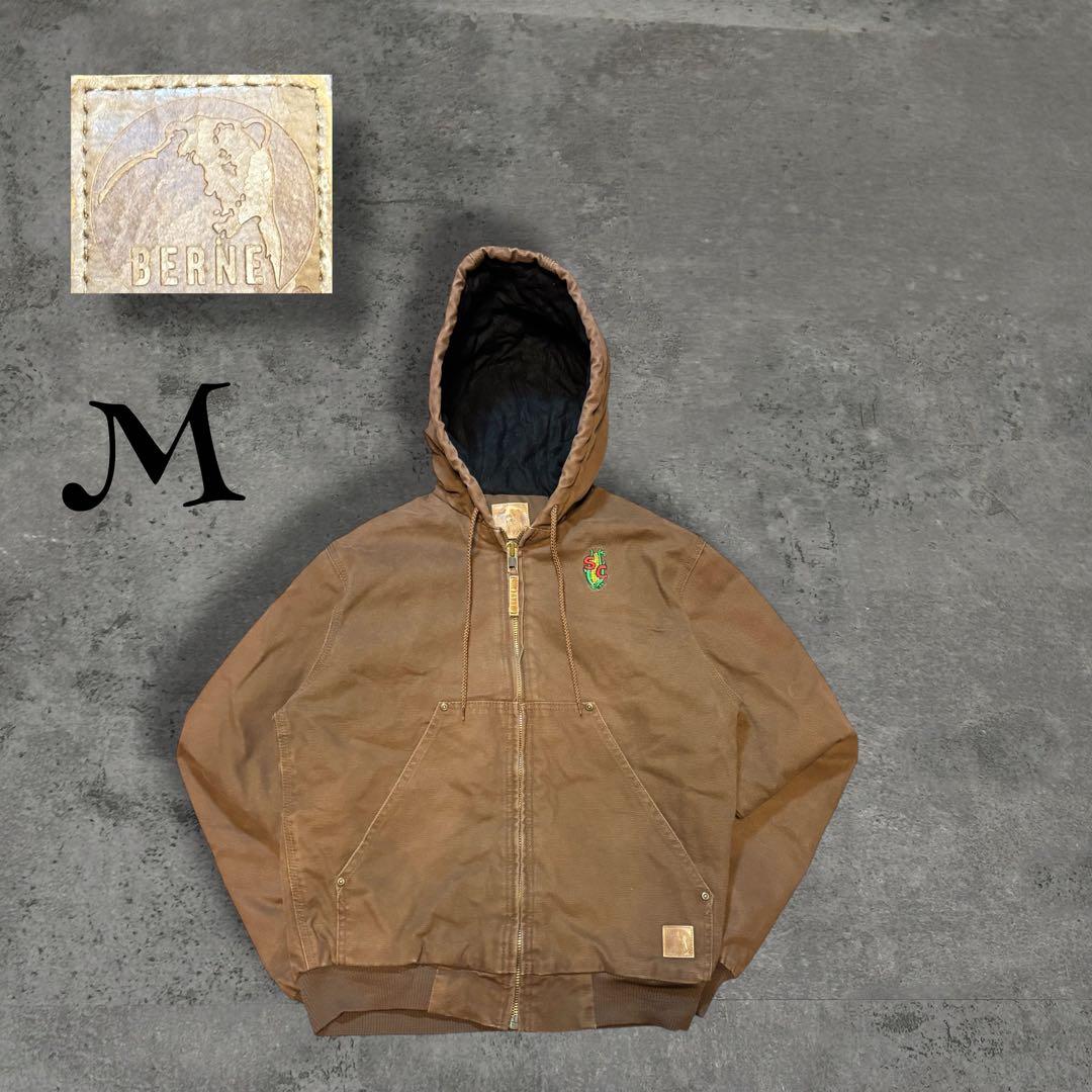【激レア】 Berne ベルン アクティブジャケット コーンロゴ 刺繍 ダック