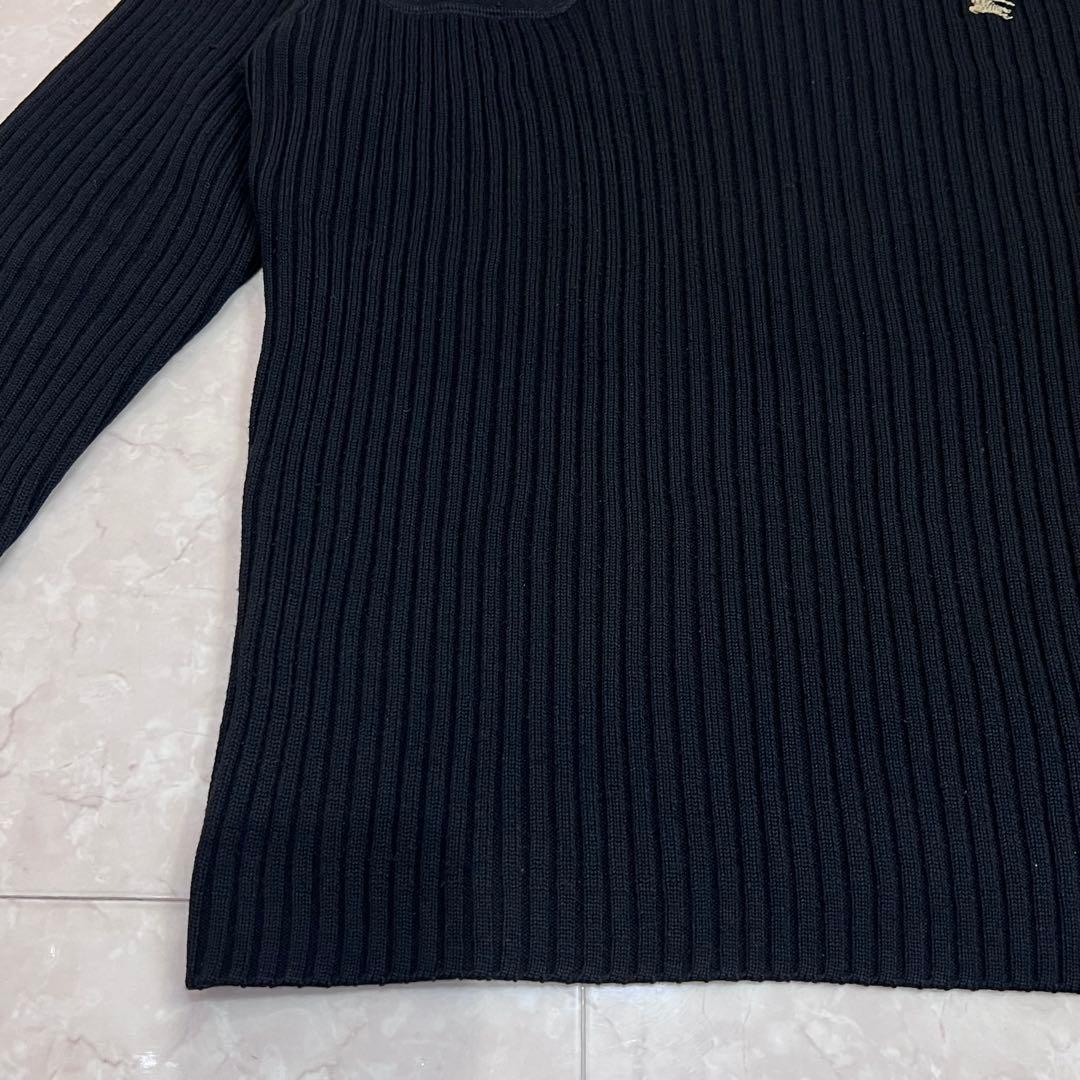 バーバリー ブラックレーベル コマンドニット セーター エルボーパッチ　3