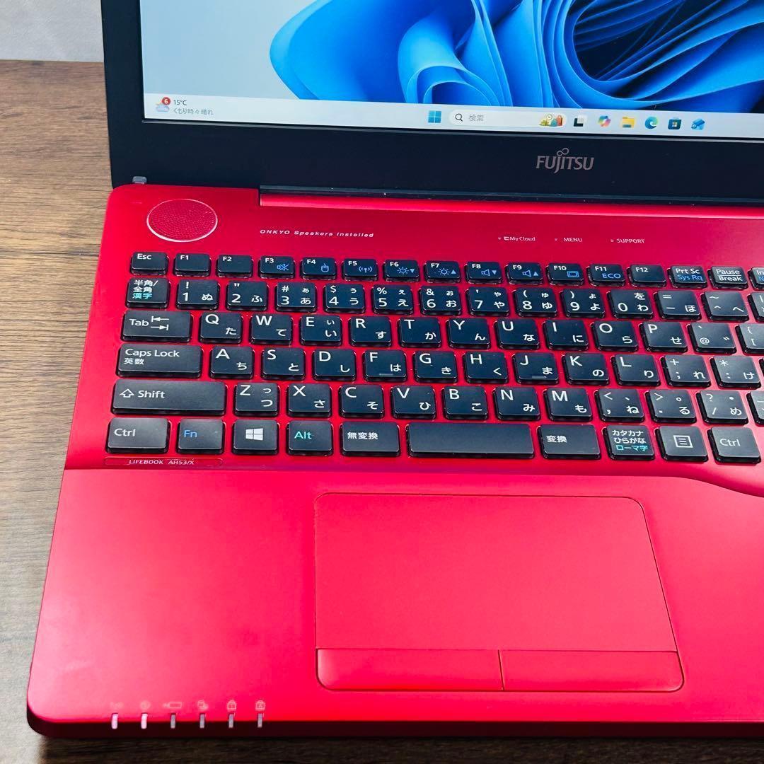 高速SSD512GB/16GB/corei7 富士通ノートパソコン 動画画像編集