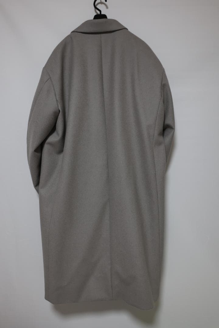 KAZUYUKI KUMAGAI カシミア混メルトンチェスターコートグレージュ2