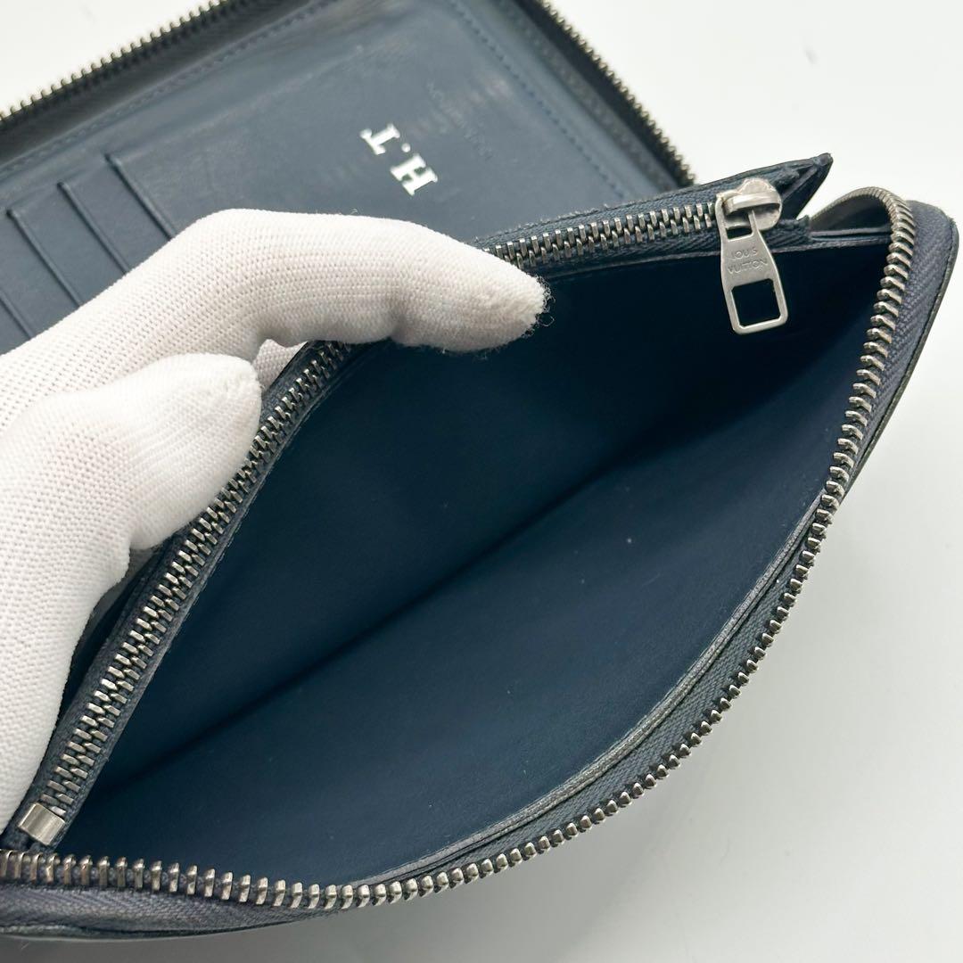 ルイヴィトン ジッピーウォレット ヴェルティカル ダミエ アンフェニ ネイビー