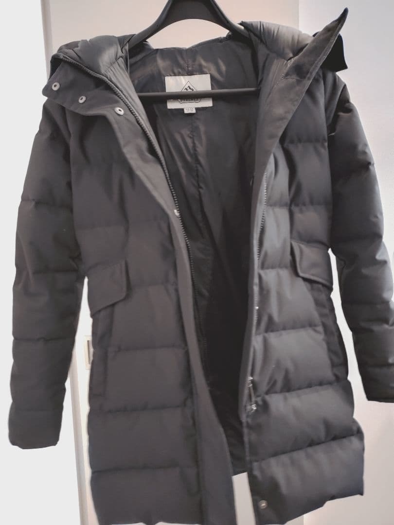 ピレネックス　　　　　　　　　グルノーブルダウンコート　ブラック36ファーあり