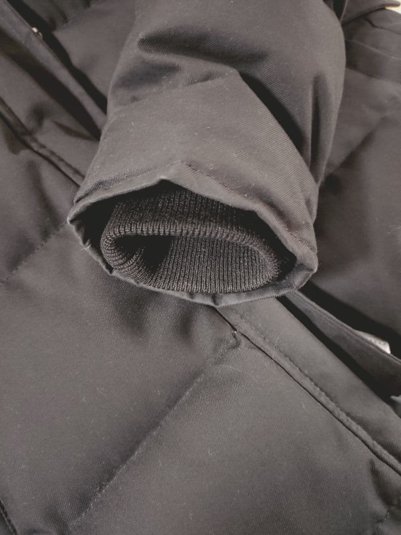 ピレネックス　　　　　　　　　グルノーブルダウンコート　ブラック36ファーあり