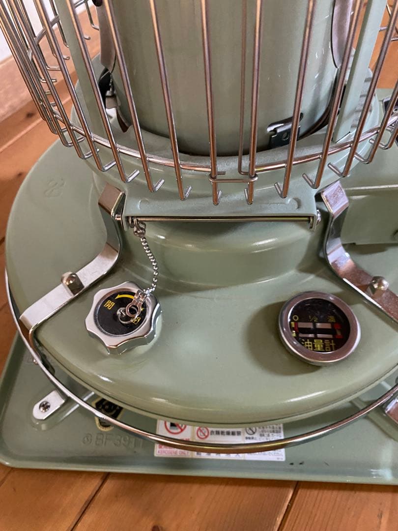 アラジン　BF3911 2016年製　ミントグリーン 石油ストーブ