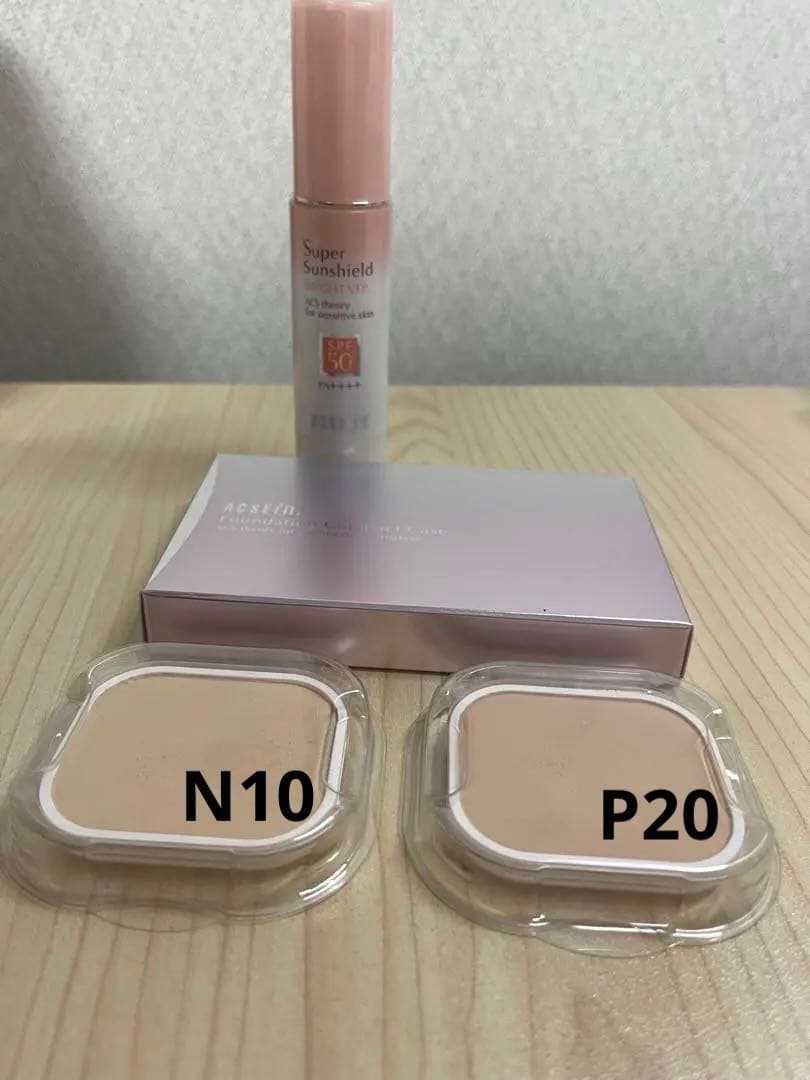 【セット売り】アクセーヌ シルキーモイスチュアファンデーション N10 P20