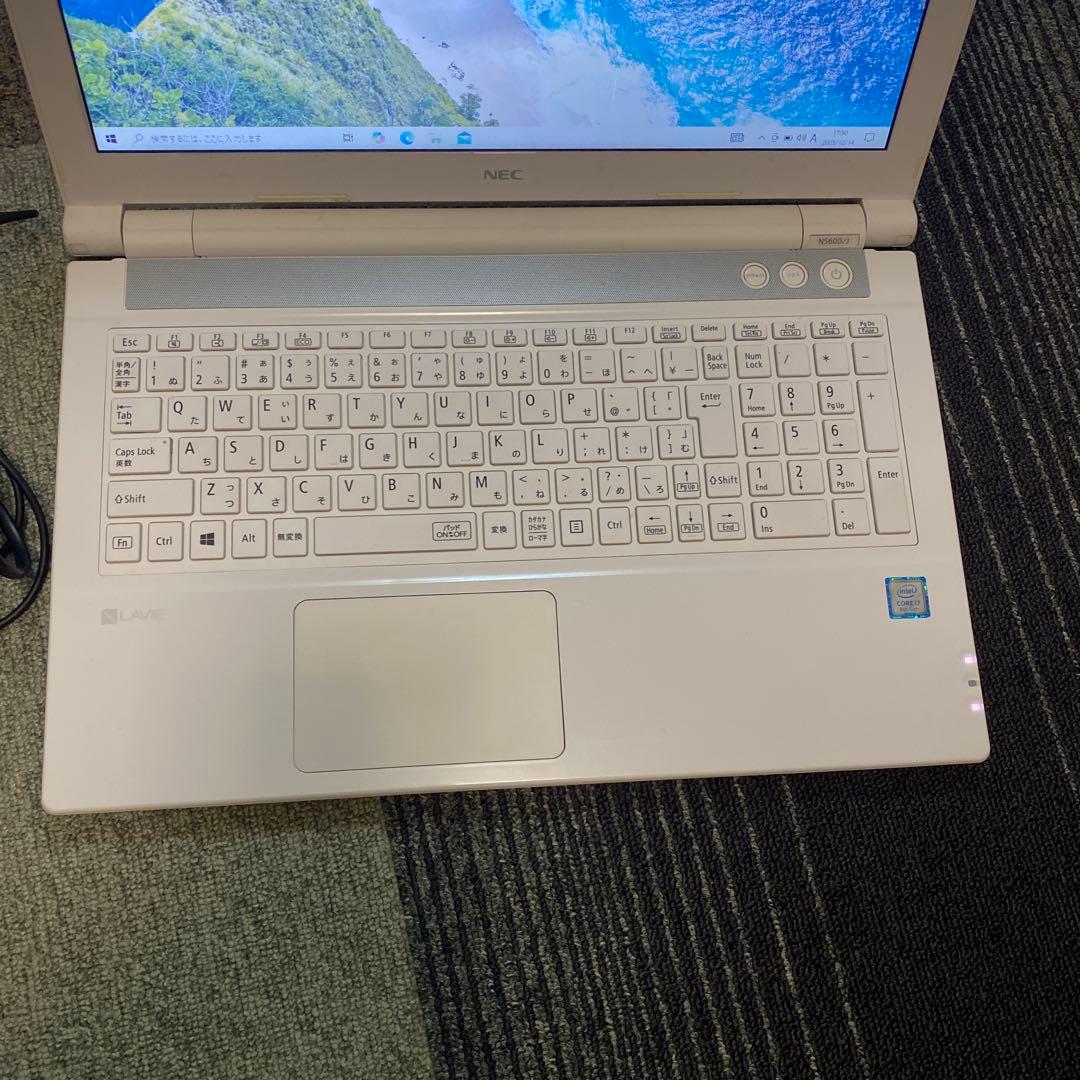 NEC ノートパソコンCore i7-8550U CPU