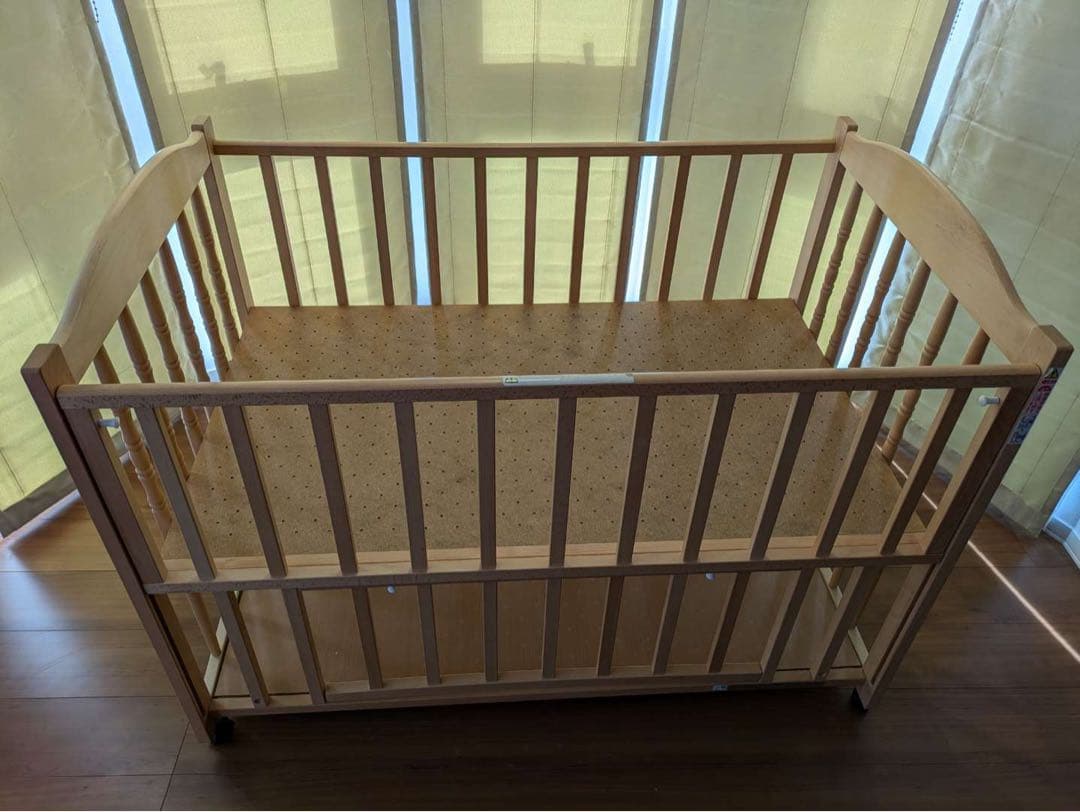 値下げ　ベビーベッド エリーゼ ナチュラル　日本製