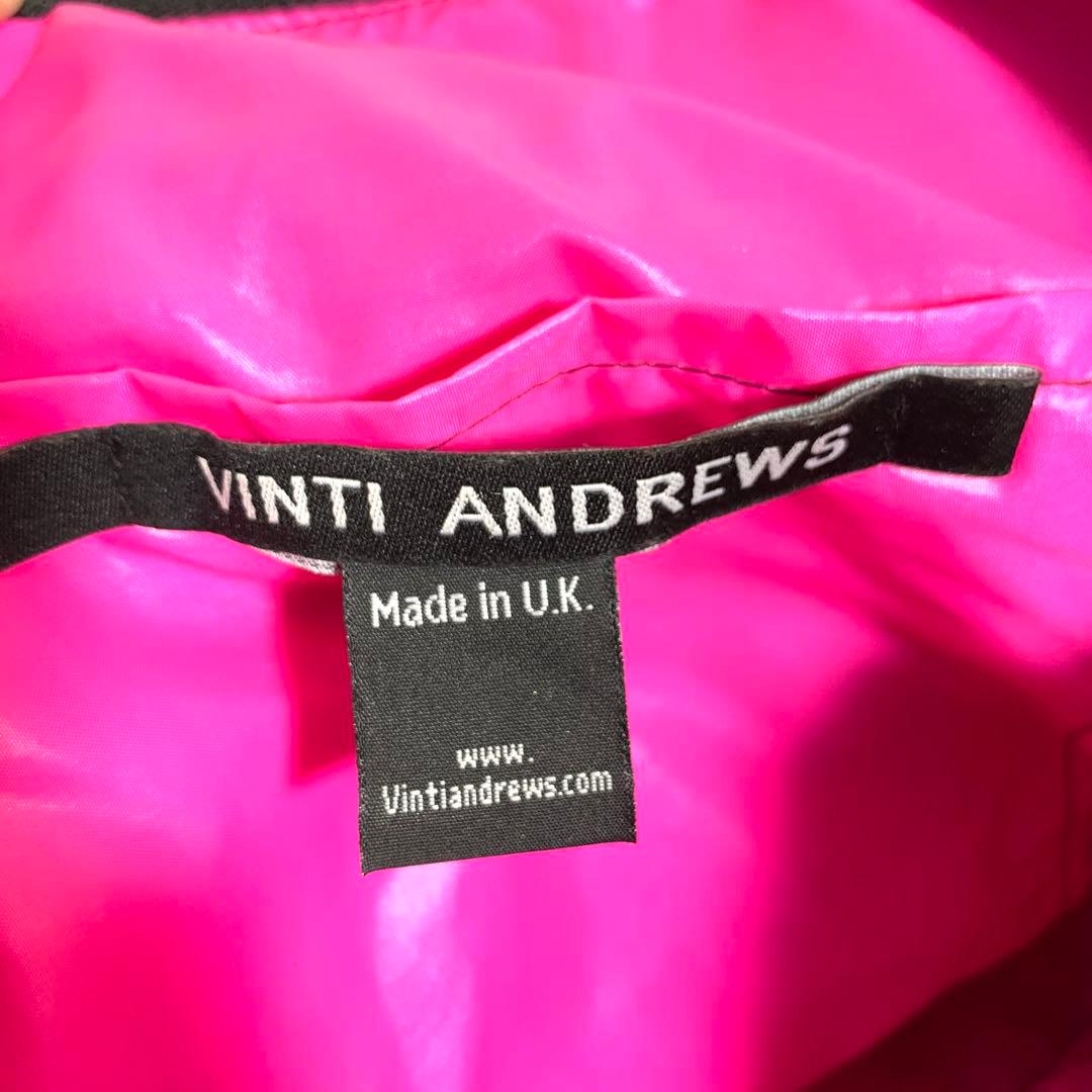 希少 VINTI ANDREWS トートバッグ　レザー 再構築 フリンジ y2k