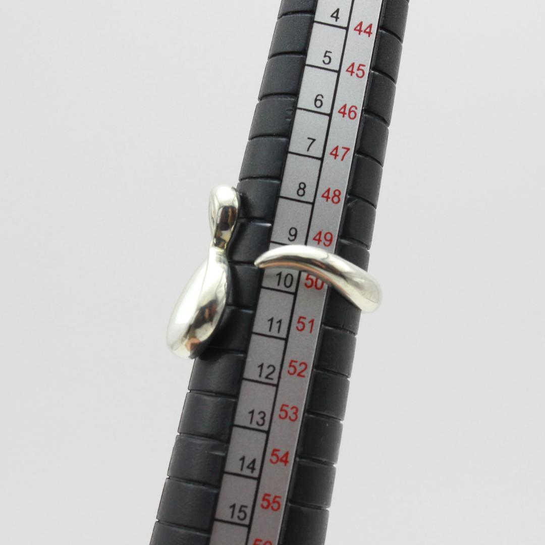 美品 Tiffany&Co. ティファニー オープンハート リング 指輪 10号