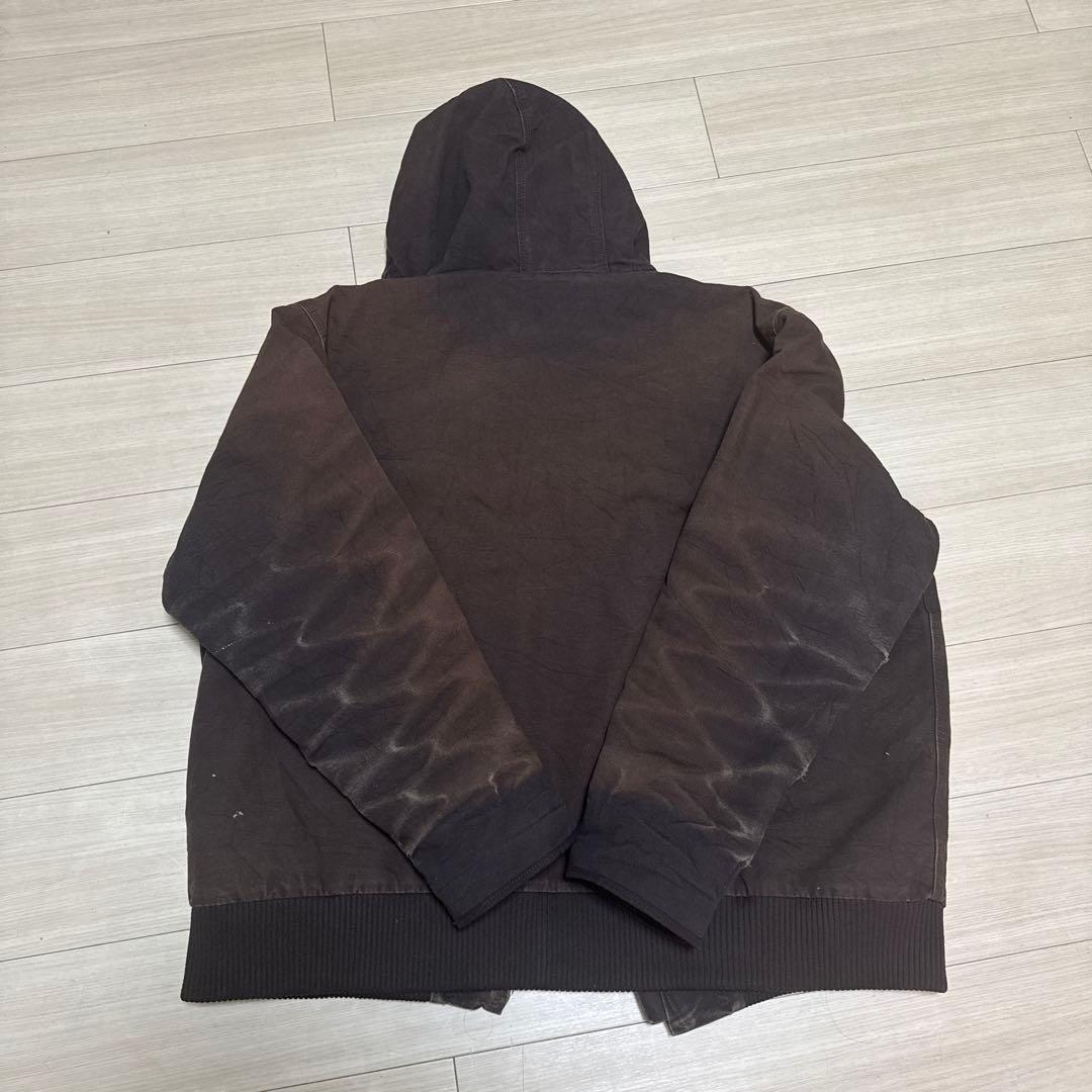 carhartt アクティブジャケット　 us規格　ブラウン　鬼フェード　古着