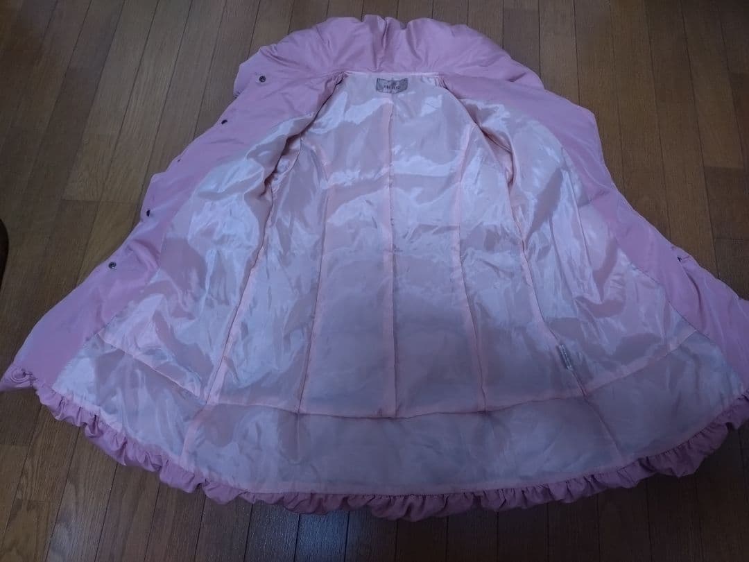 PINK HOUSEティアード ダウンジャケットローズピンク