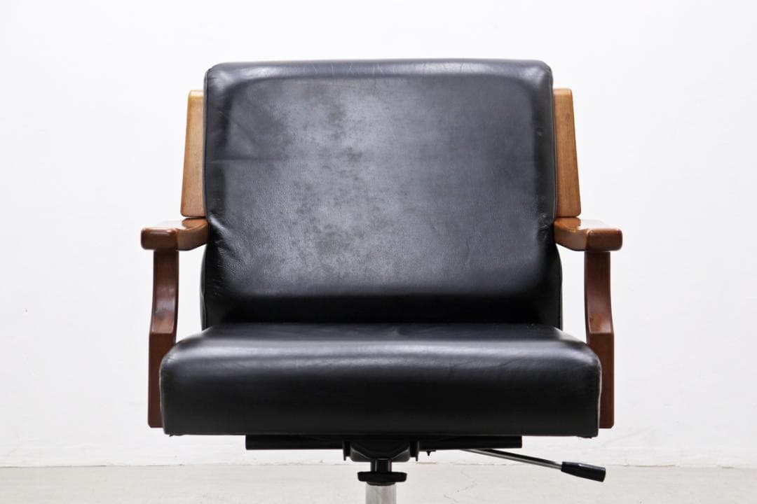 ヴィンテージ 冨士ファニチア キャスターチェア ビーチ オフィス 書斎