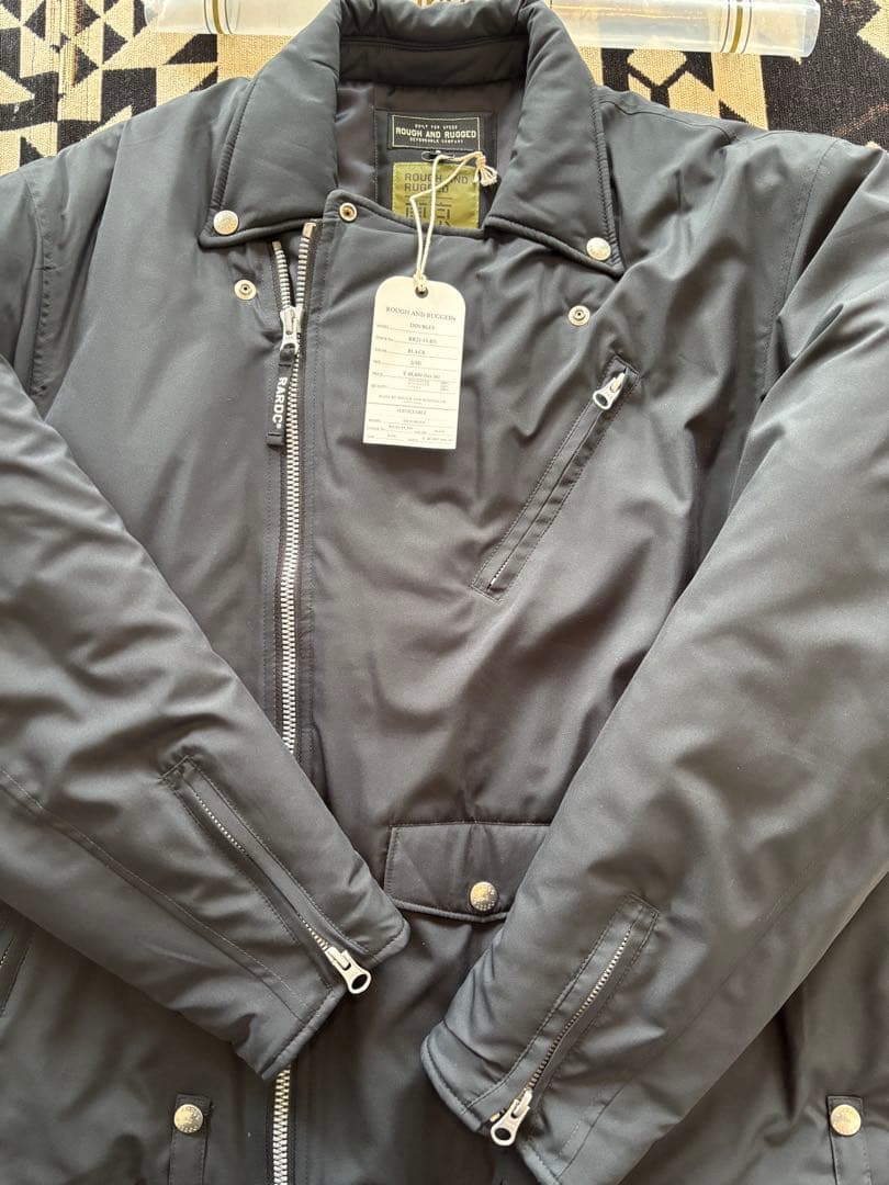 ROUGH AND RUGGED DOUBLES ブラックジャケット 2(M)