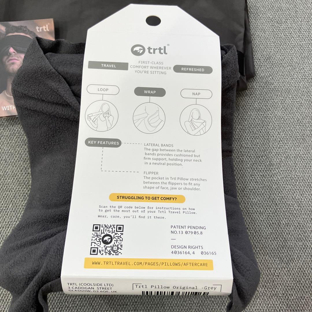 新品未使用　trtl トラベルピロー 収納バッグ付き