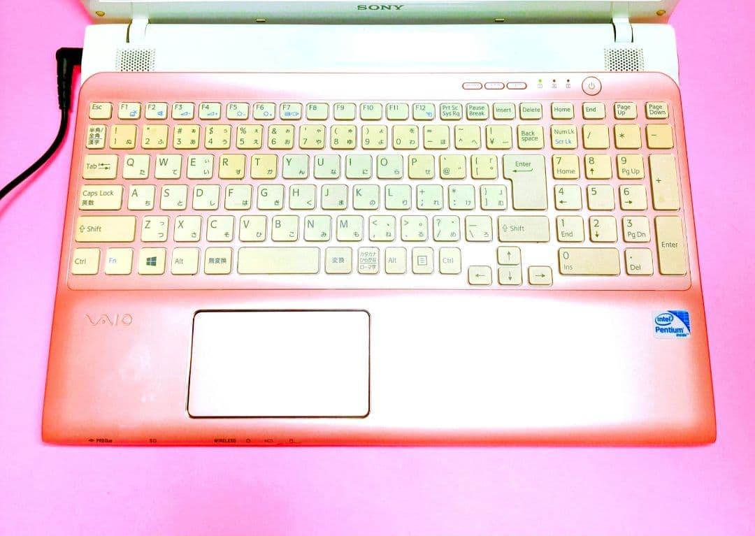 すぐに使える❣️人気VAIO✨保存大容量✨カメラ付き可愛いピンクノートパソコン✨