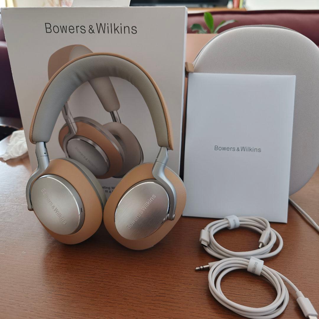 Bowers Wilkins PX8 ワイヤレスヘッドホン　タン
