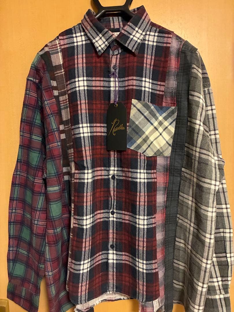 【Rebuild by Needles】リビルドバイニードルス　チェックシャツ①
