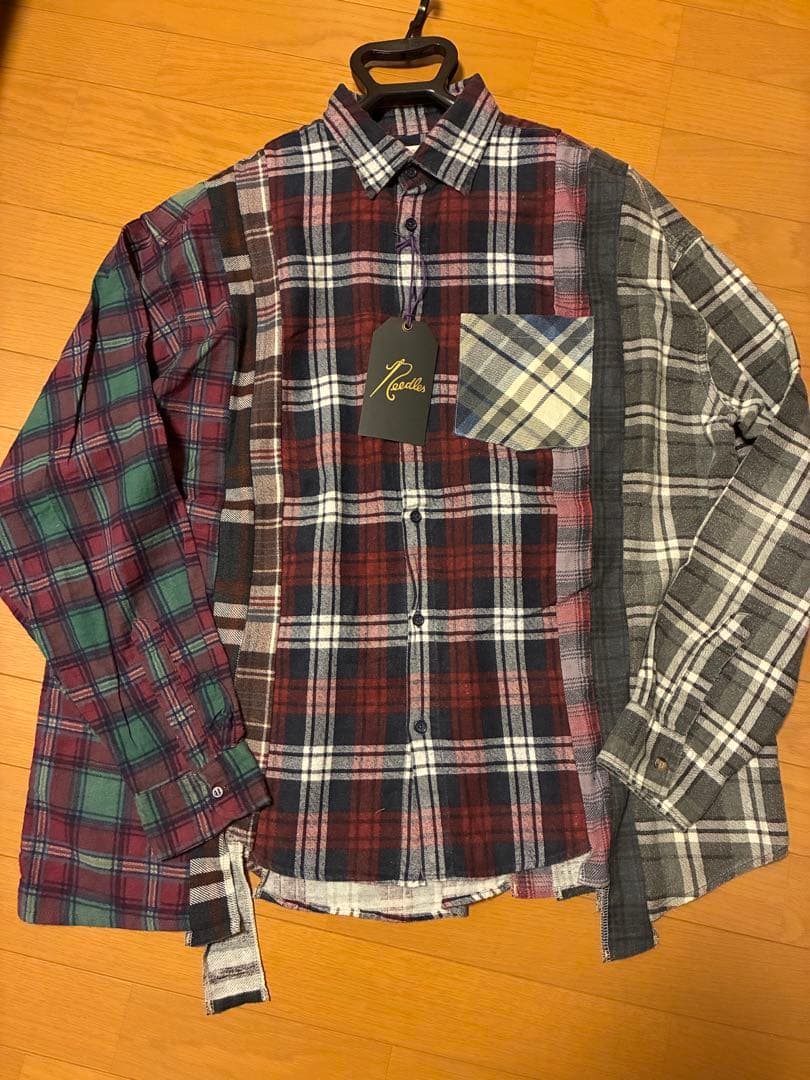 【Rebuild by Needles】リビルドバイニードルス　チェックシャツ①