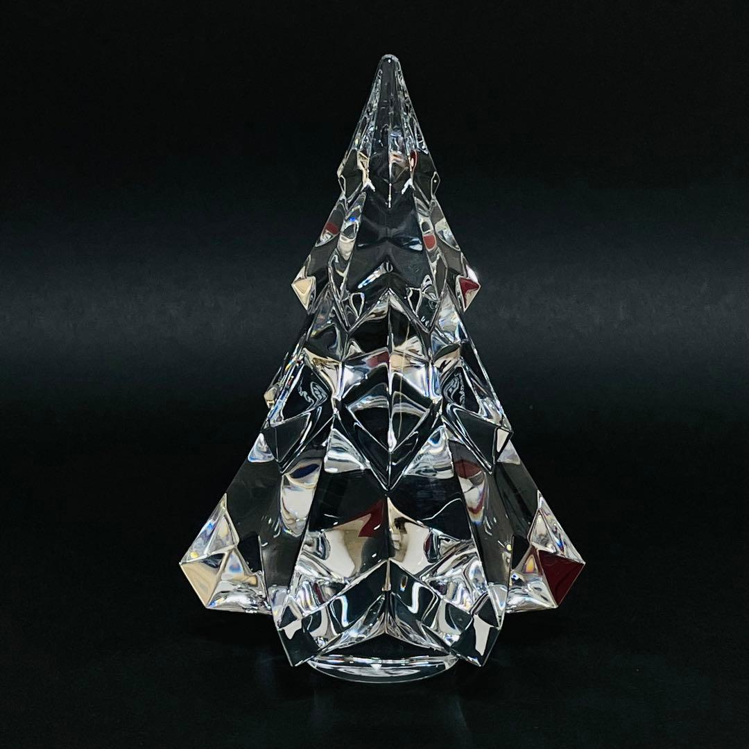 Baccarat バカラ クリスマスツリー 置物 フィギュリン クリスタル