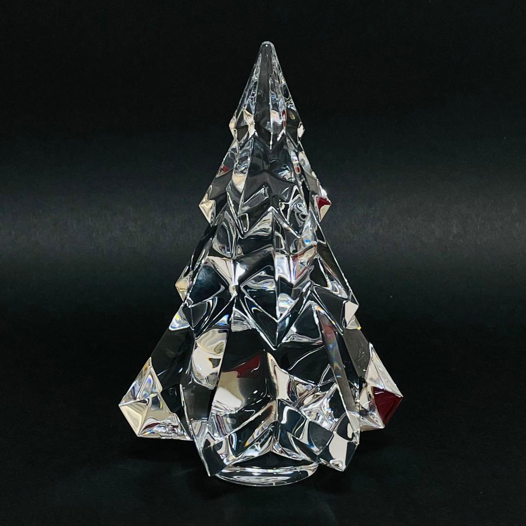 Baccarat バカラ クリスマスツリー 置物 フィギュリン クリスタル