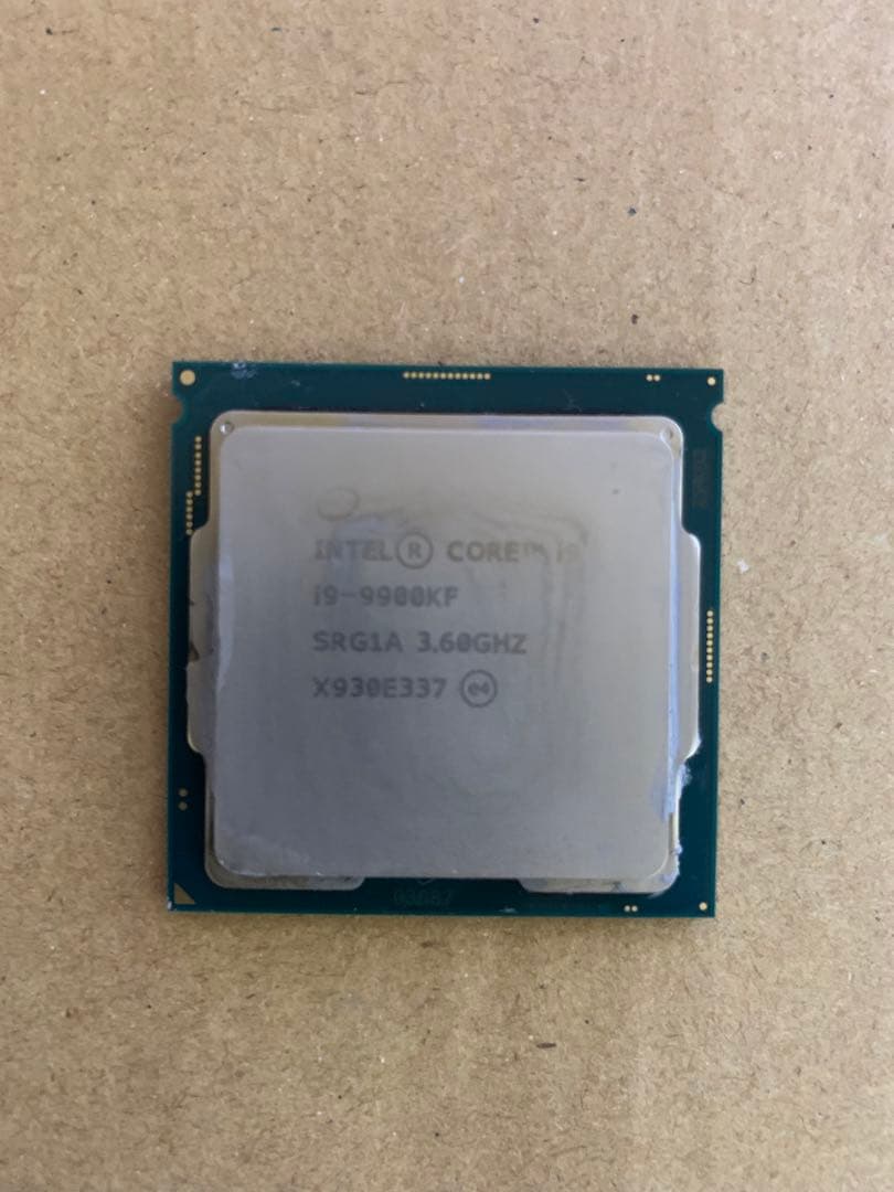 Intel Core i9-9900KF 3.60GHz 動作確認済み
