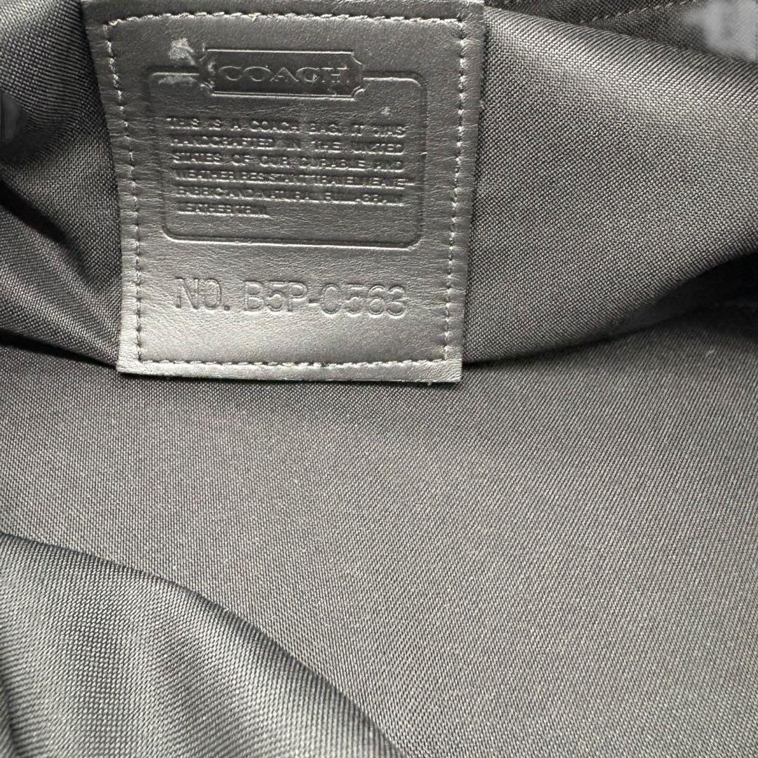 【美品】希少 COACH コーチ ボストンバッグ 2WAY ブラック 黒429