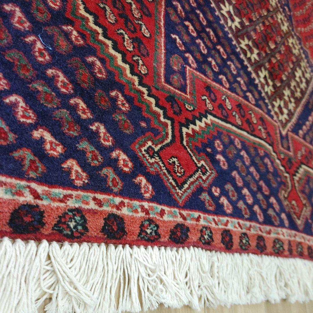 Summer sall ペルシャ絨毯 手織り 草木染　スィールジャーン産