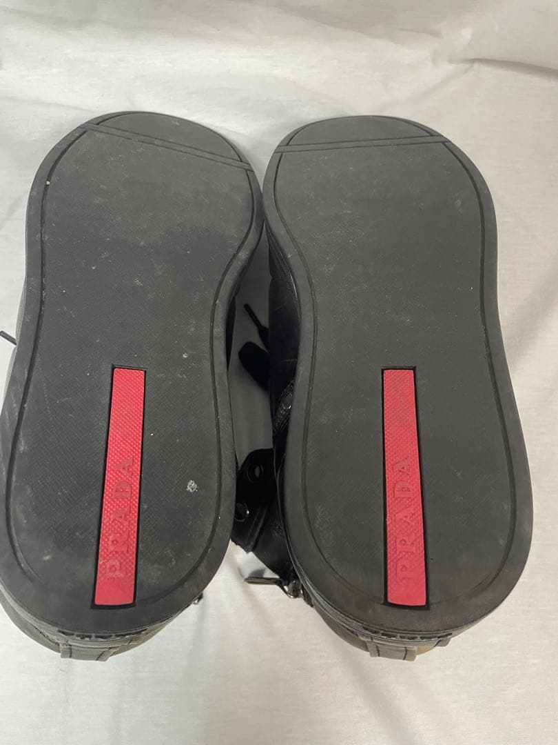 2D106 PRADA スポーツ ハイカット スニーカー ６(26.0cm相当)