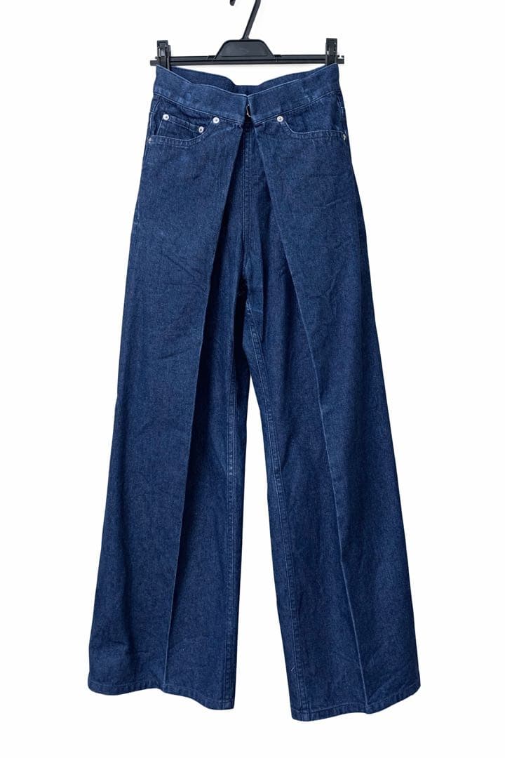 rigid denim wide pants サリバン デニム インディゴ