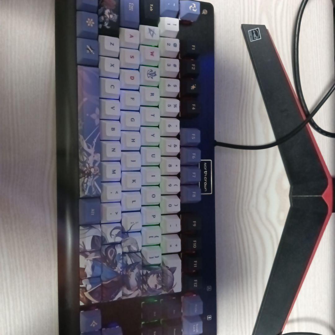 「限定品」原神 刻晴 ゲーミングキーボード
