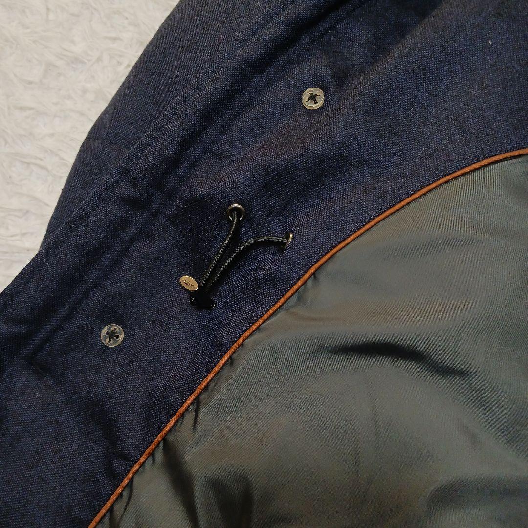 ✨極美品✨サンヨーコート　2WAY　ダウンコート　ビジカジ　ネイビー　L