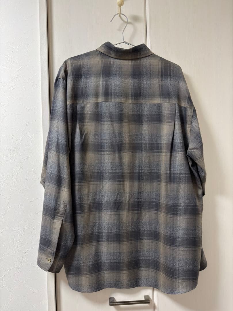 オーラリー 24AW SUPER LIGHT WOOL CHECK S