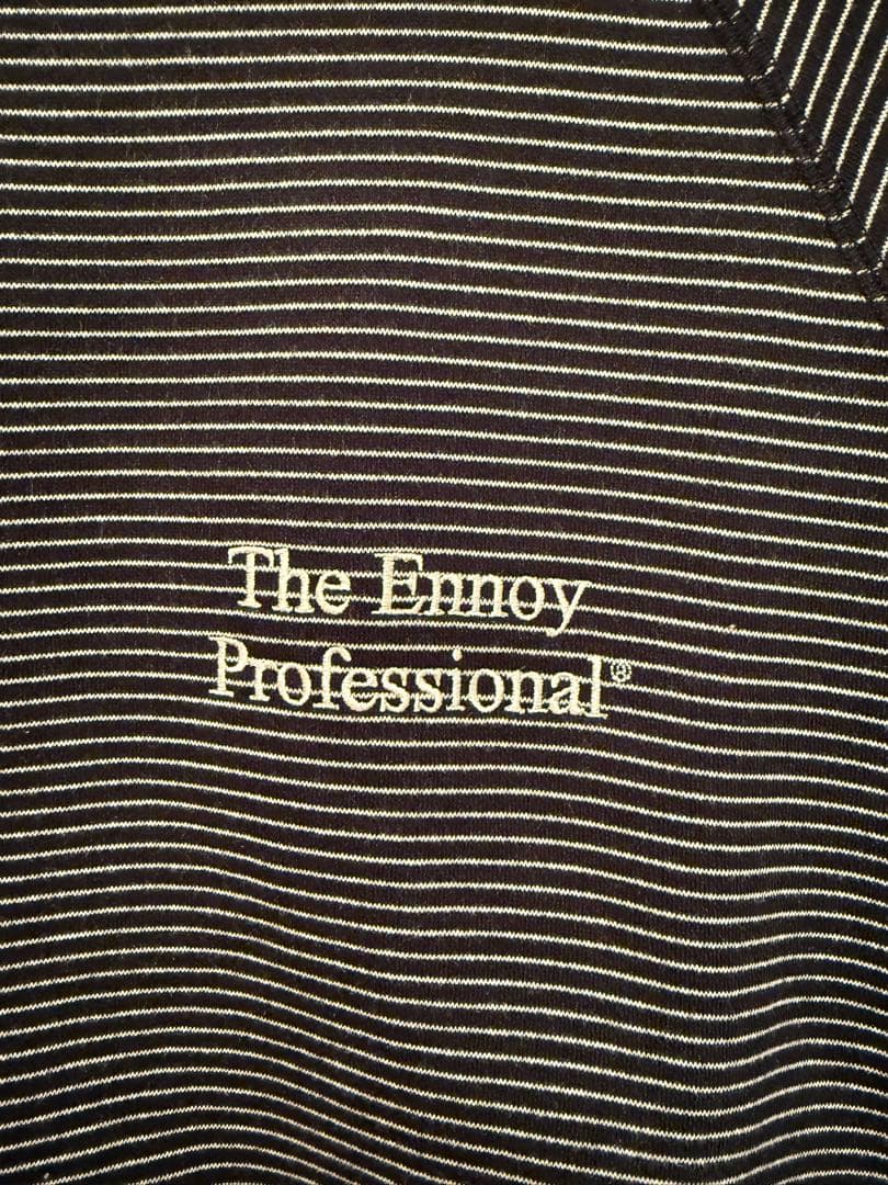 トップス ENNOY Border Crew Neck Sweat XLsize