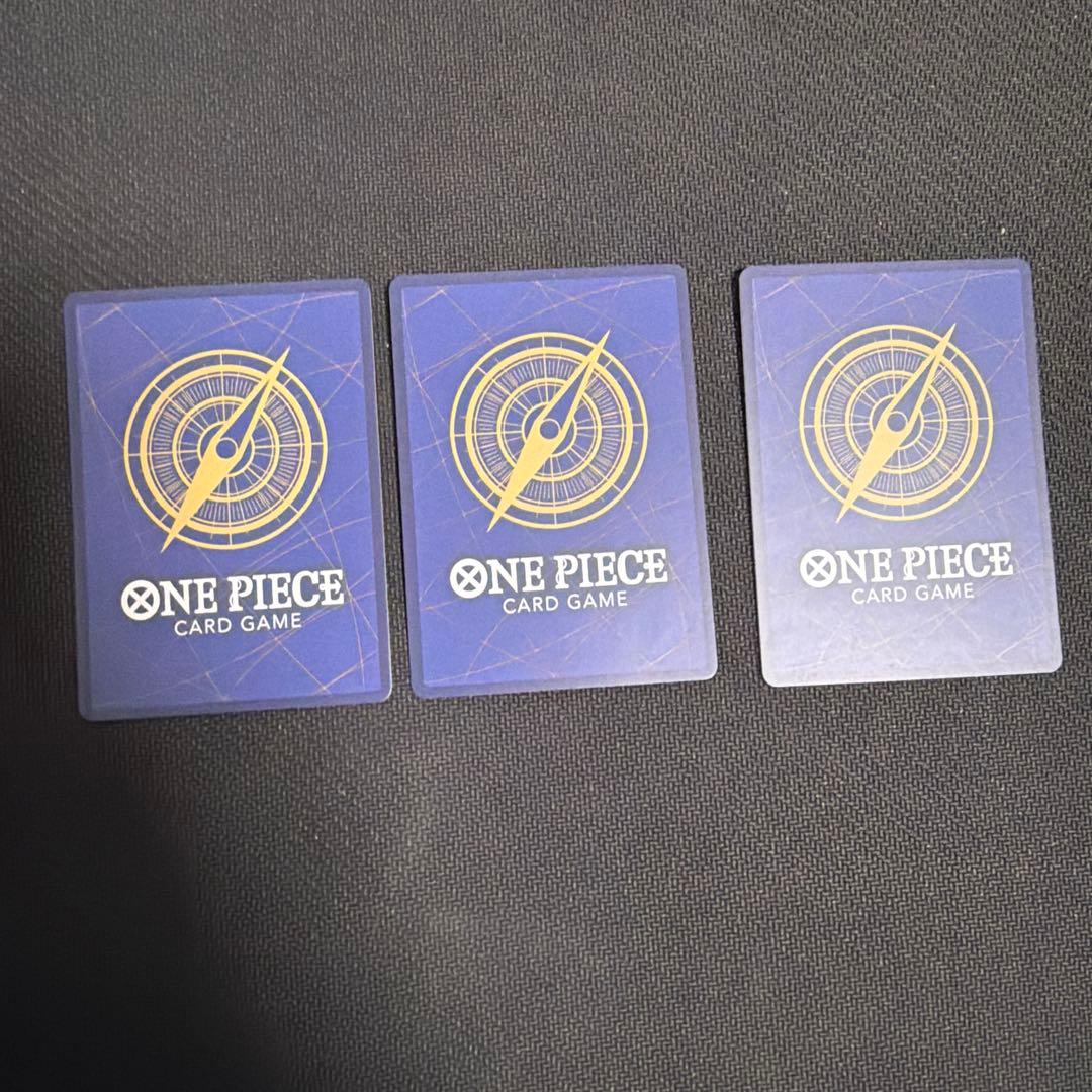 ワンピースカード　モンキー・D・ルフィ　ワンピースマガジン　プロモ3枚