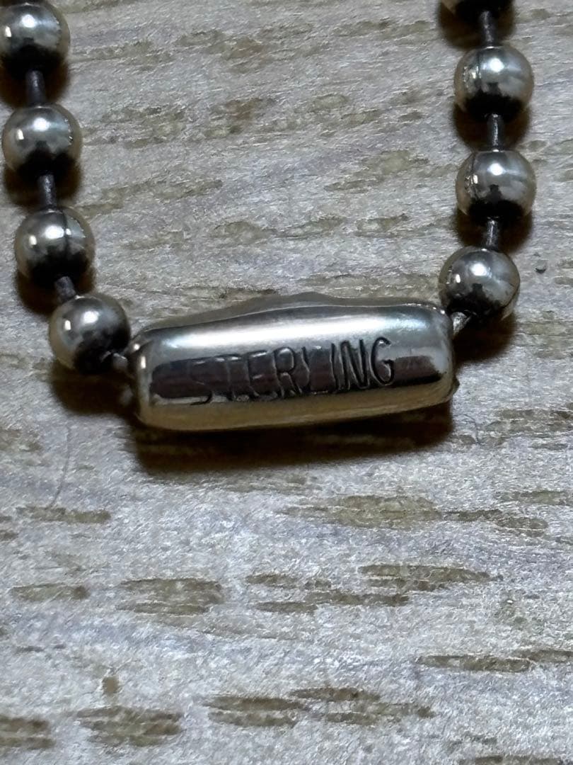 Chrome Hearts ボールチェーン カットなし シルバー ネックレス