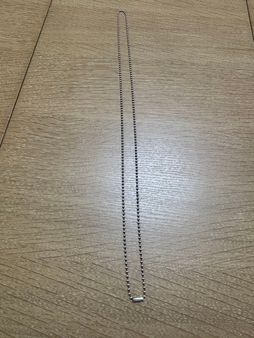 Chrome Hearts ボールチェーン カットなし シルバー ネックレス