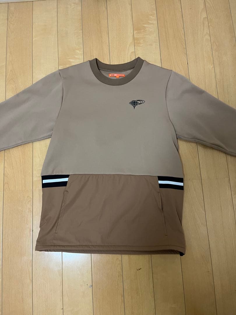 BEAMS GOLF M ハイゲージフリース 切り替え プルオーバー