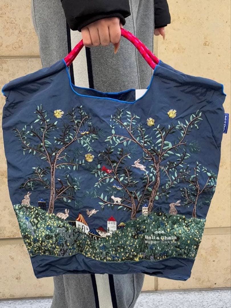 ボールアンドチェーン　スーパーハッカ　super hakka ネイビー