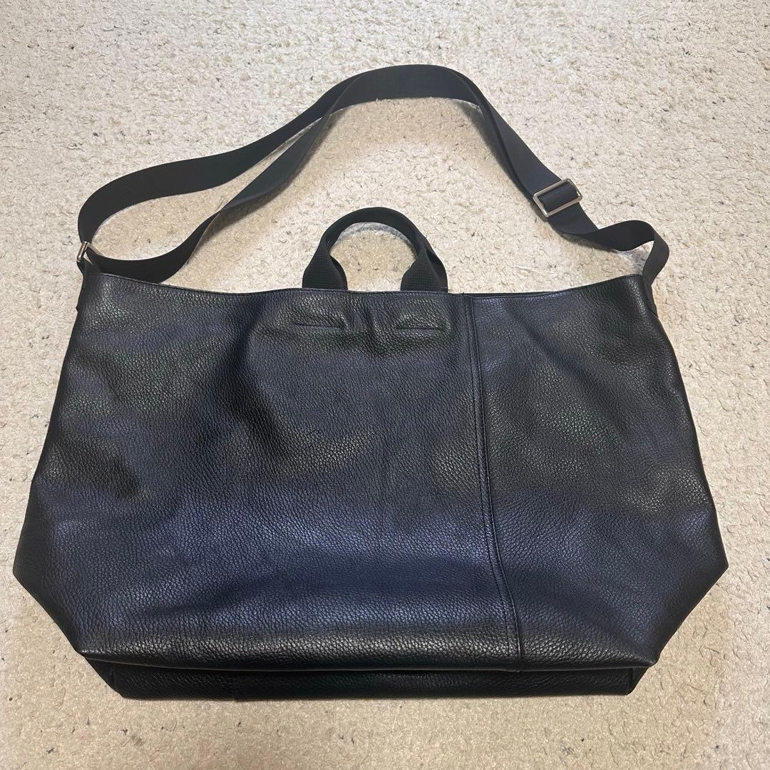 【美品】Firsthand 2WAY レザーメッセンジャーバッグ / 牛革