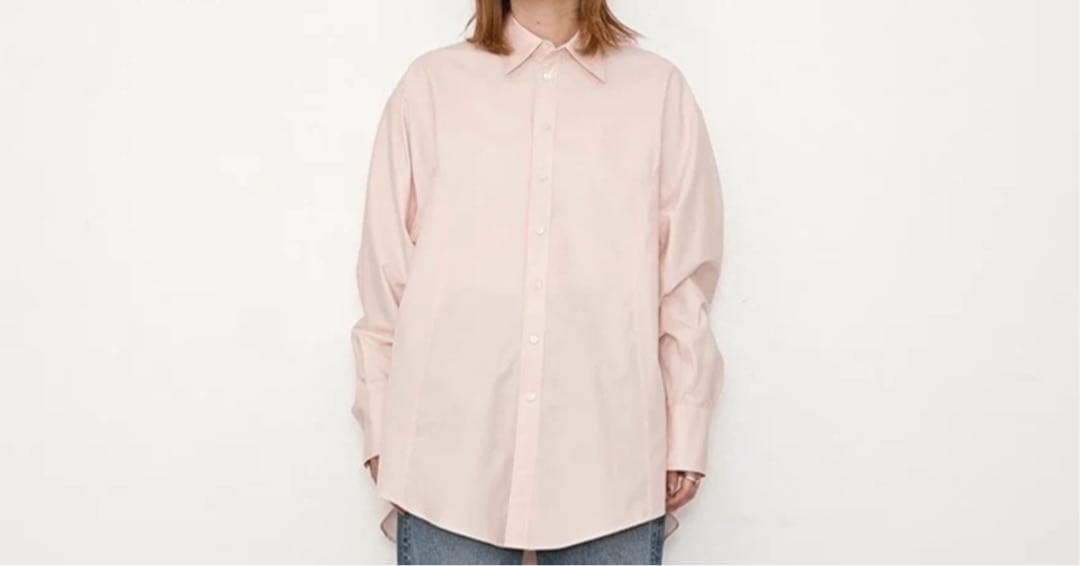 【auralee】 レディース　ピンクシャツ　新品