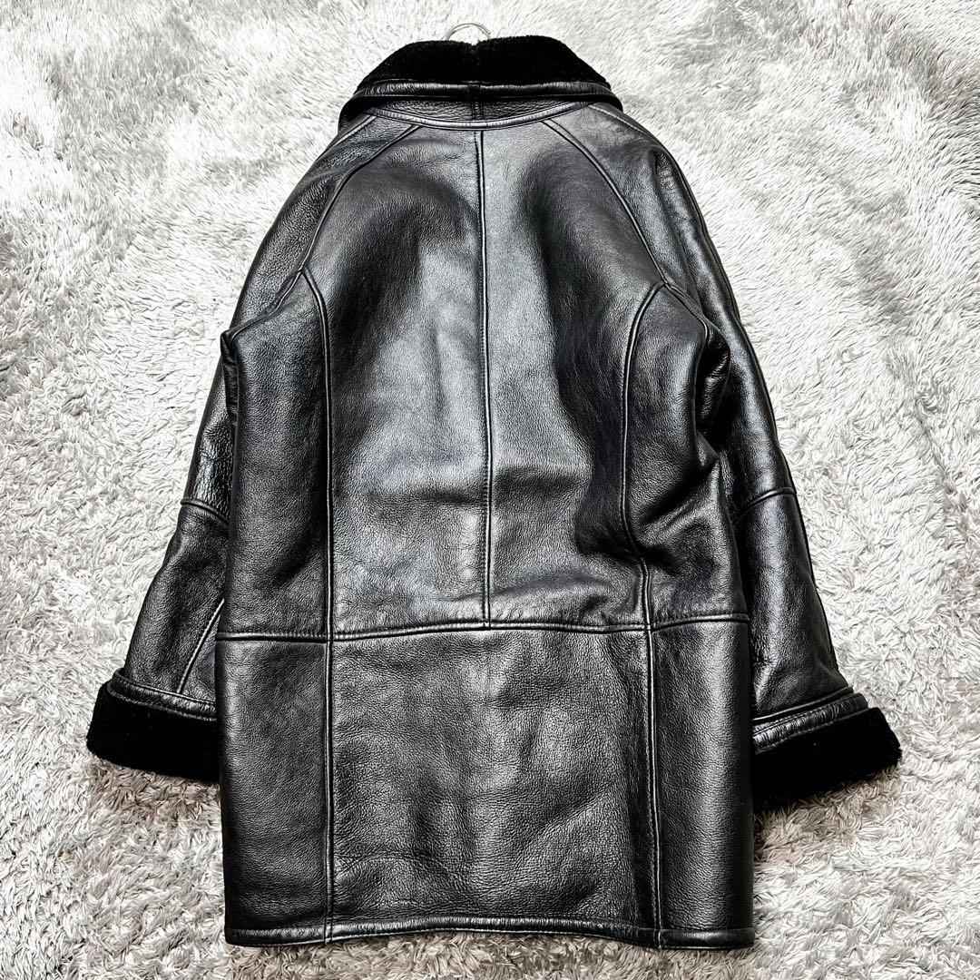 極上ムートン メンズ リアルムートン 羊毛皮 XL相当