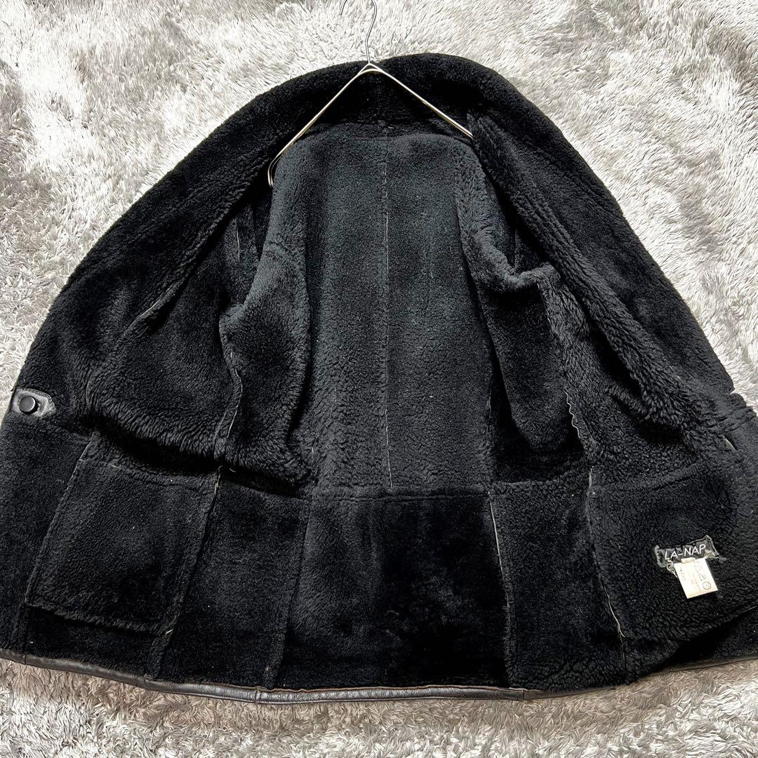 極上ムートン メンズ リアルムートン 羊毛皮 XL相当