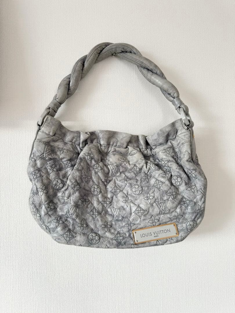 売り切り希望！LOUIS VUITTON グレー ショルダーバッグ