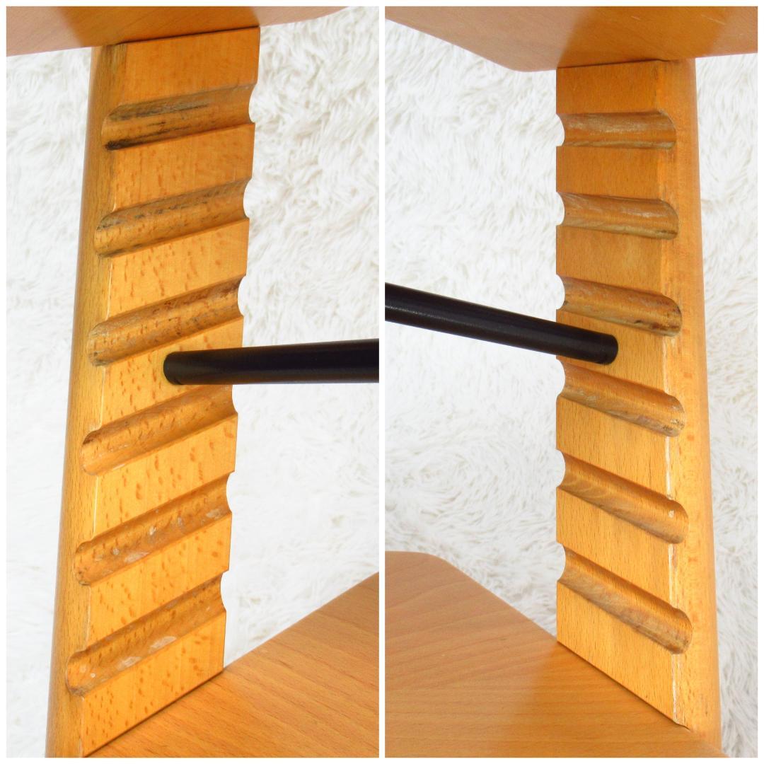 【希少！最初期モデル】STOKKE トリップトラップ 皮ベルト ベビーチェア