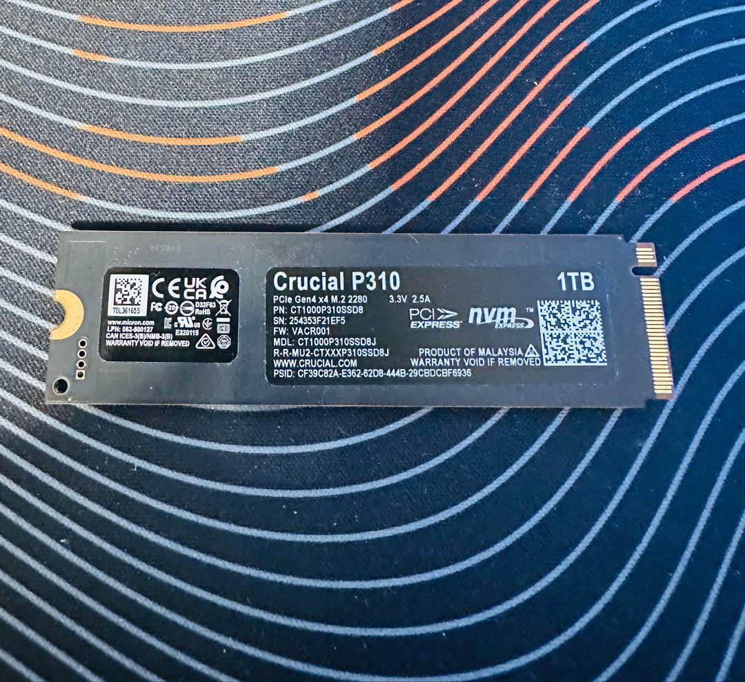 内蔵型SSD Crucial P310 1TB M.2 SSD Gen4