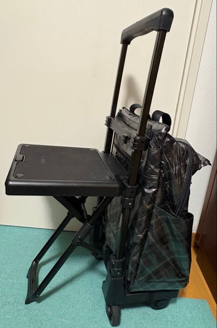 USED SWANY チェック柄 キャリーカート
