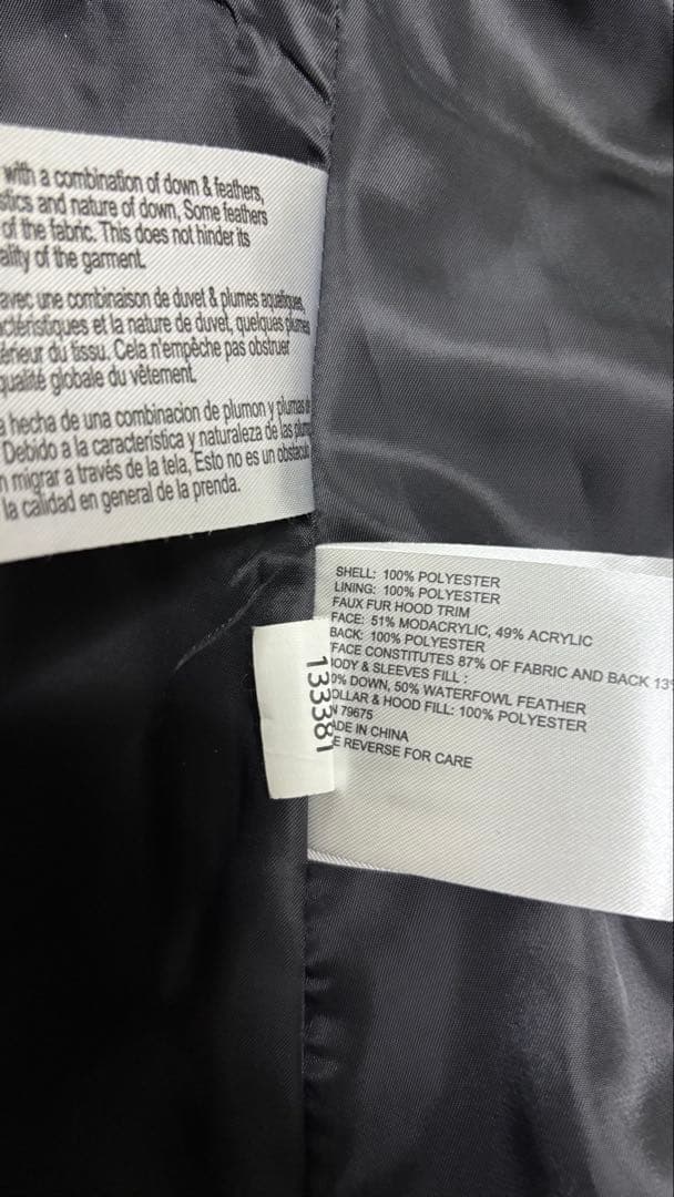 MICHAEL KORS ダウンコート s ブラック ロング丈